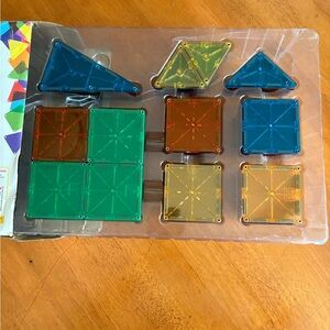 Colorful Magnetic Building Tiles Set
